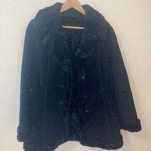 Shearling Jacket with genuine leather shell, Size M